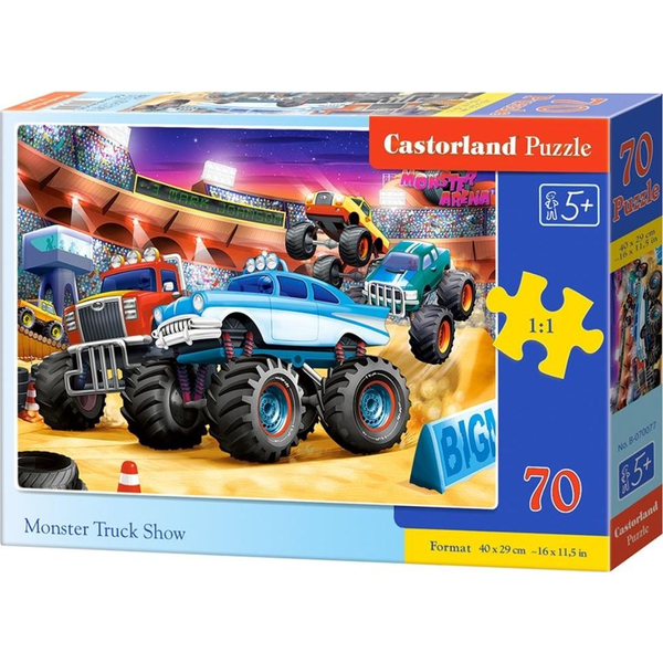 Castorland B-070077 puzzle 70 pz Veicoli