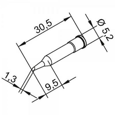 Ersa 0102WDLF35 Forrasztóhegy Gömbölyű Hegy méret 3.50 mm Tartalom, tartalmi egységek rendelésenként 1 db (0102WDLF35/SB) (0102WDLF35/SB)