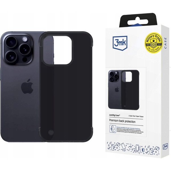 Kryt 3mk pre Apple iPhone 16 Pro Max čierny