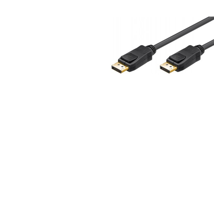 Goobay DisplayPort v1.2 - DisplayPort kábel 3m Fekete (49960)