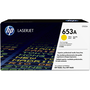 HP 653A Yellow Original LaserJet Toner Cartridge тонер касета 1 броя Оригинал Жълт