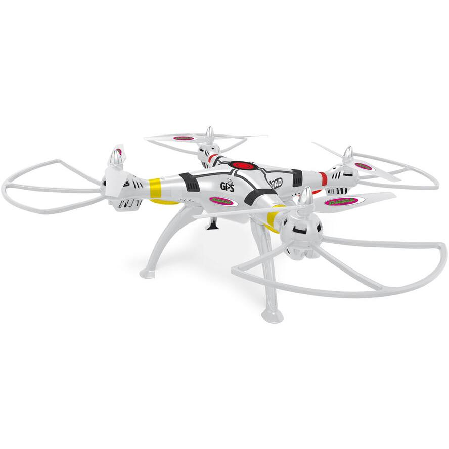 Jamara Payload GPS Quadrocopter Drón LED világítással - Fehér (422024)