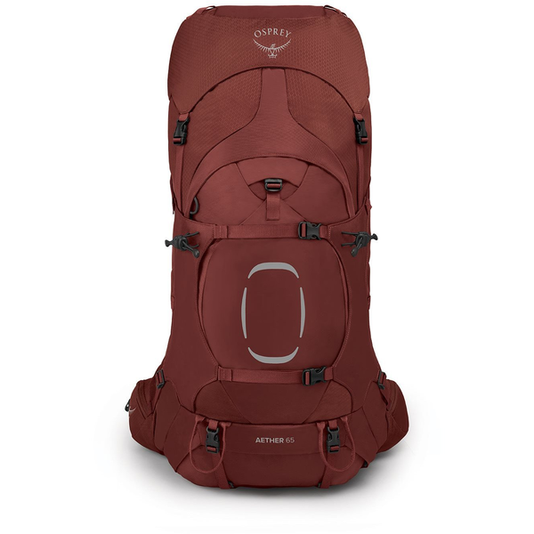 Plecak turystyczny Osprey Aether 65 l Czerwony