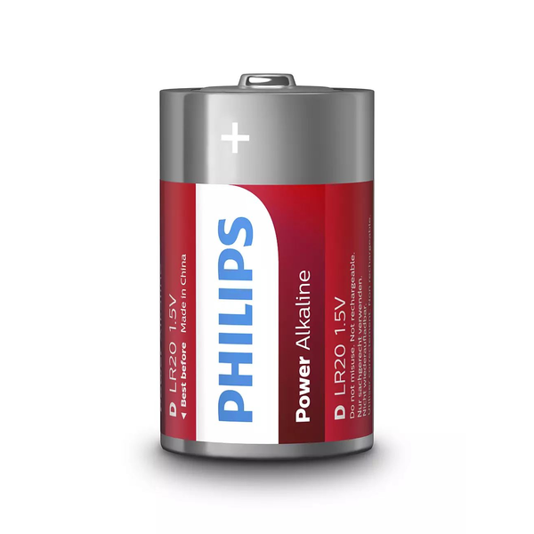 Philips Power Alkaline LR20P2B/10 husholdningsbatteri Engangsbatteri D