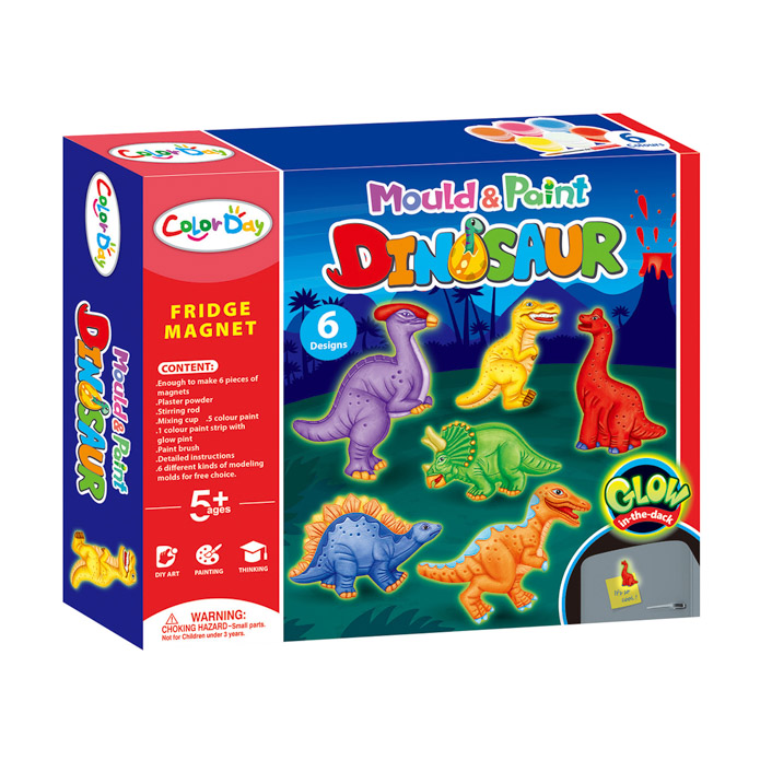 Hűtőmágnes készítő szett - Dinoszauruszok (5837)