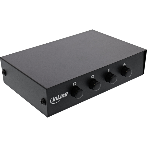 InLine 60606B switch di rete Fast Ethernet (10/100) Nero