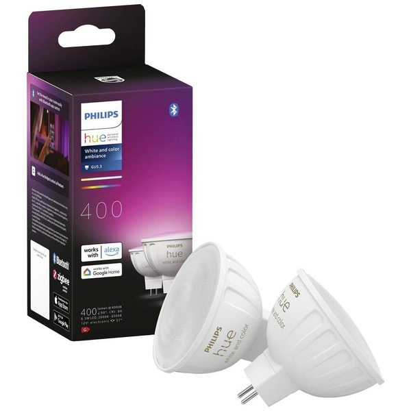 Philips Hue White and Color ambiance 8719514491649 intelligent belysning Smart pære Bluetooth/Zigbee 6,3 W