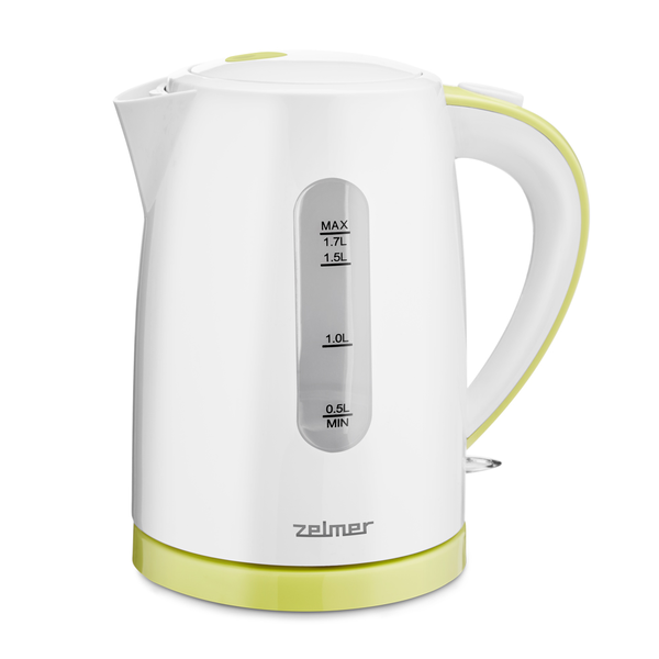 Zelmer ZCK7616L 1,7 л електрическа кана 2200 W – бяла/жълта