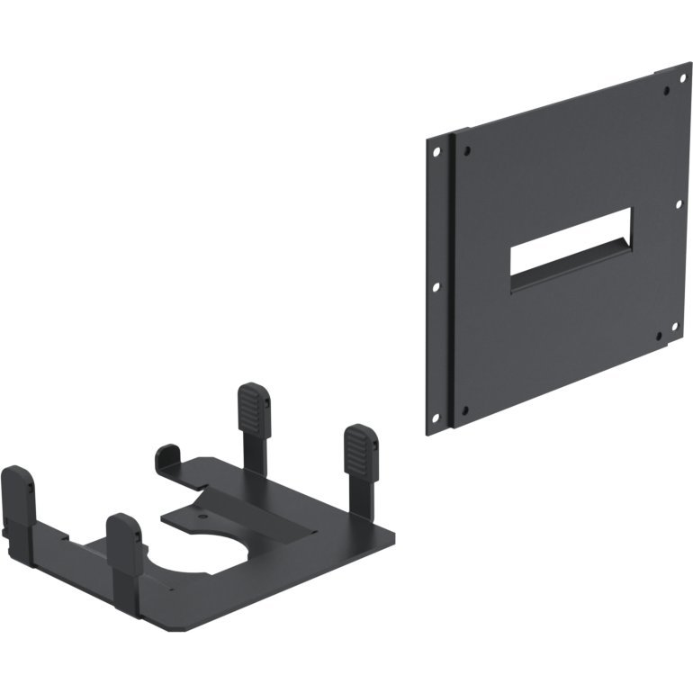 Ergonomic Solutions SpacePole Kiosk SPK601-02 tartozék pénztári rendszerhez POS nyomtatófedél Fekete Fém (Kiosk integrated printer)