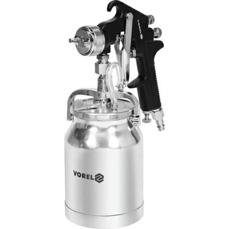  Vorel VOREL PISTOLET LAKIERNICZY HVLP 1000ml Z DOLNY ZBIORNIKIEM 80901 T80903