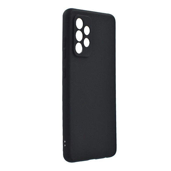 Szilikon telefonvédő (matt) FEKETE [Samsung Galaxy A52s 5G (SM-A528)] (5996591045467)