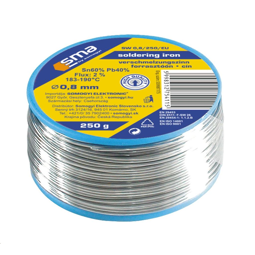 Somogyi Forrasztóón 0,8/250g (SW 0,8/250) (SW 0,8/250)