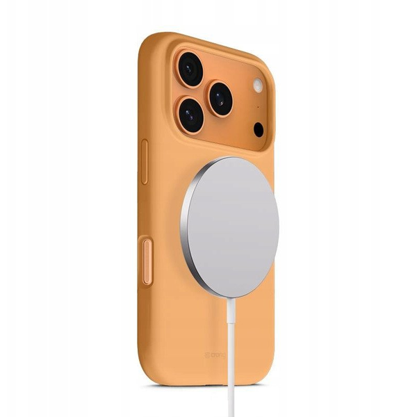Crong Color Cover Magnetic - Etui MagSafe iPhone 17 Pro (pomarańczowy)
