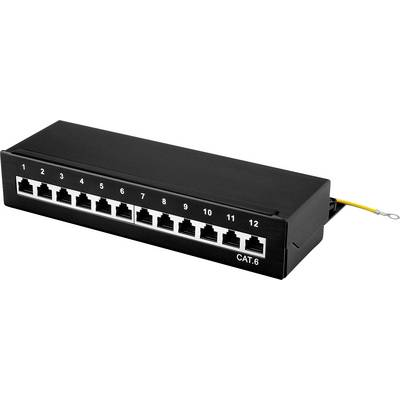 12 portos hálózati patchbox renkforce CAT 6 1 U (RF-4456725)