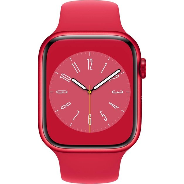 Apple Watch 8 GPS 45mm Sport Band (PRODUCT)RED (MNP43EL/A)
