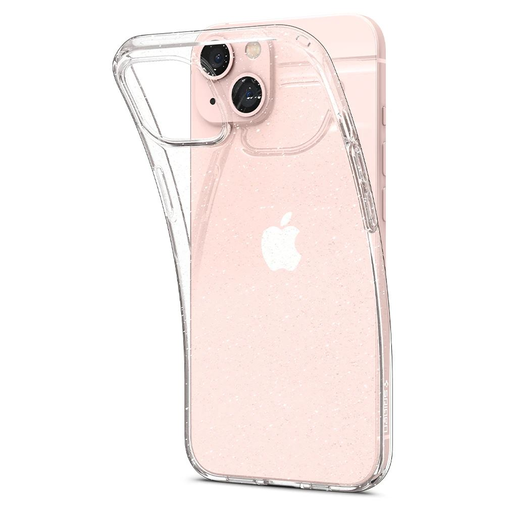 Spigen Liquid Crystal Glitter Apple iPhone 13 tok átlátszó-csillámos (ACS03516) (ACS03516)