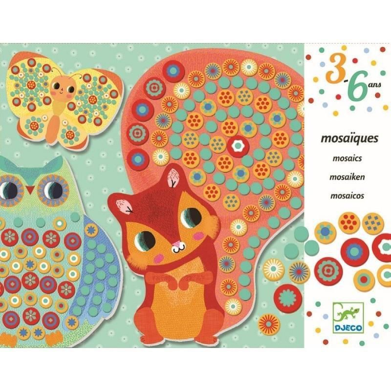 Djeco Millefiori - Mozaikkép Készítés, Ezer Virág (224443)