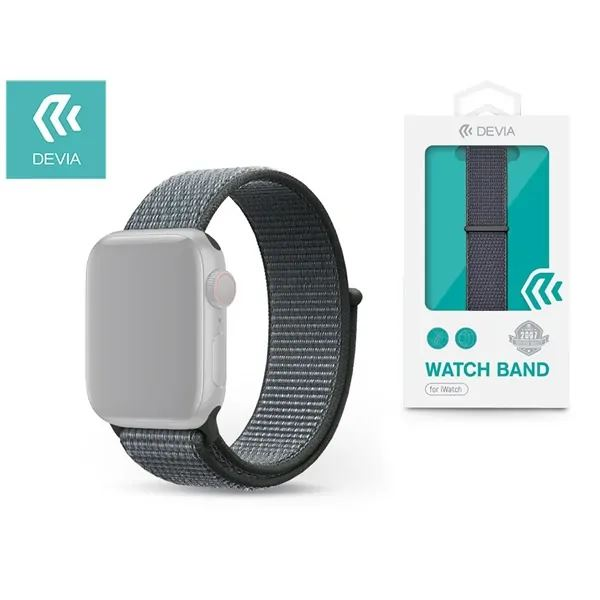 Devia ST326318 Apple Watch sport óraszíj szürke (ST326318)