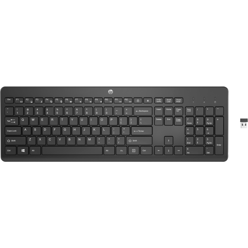Клавиатура HP 3L1E7AA 230 — 3L1E7AA#AKC, унгарска подредба, черна