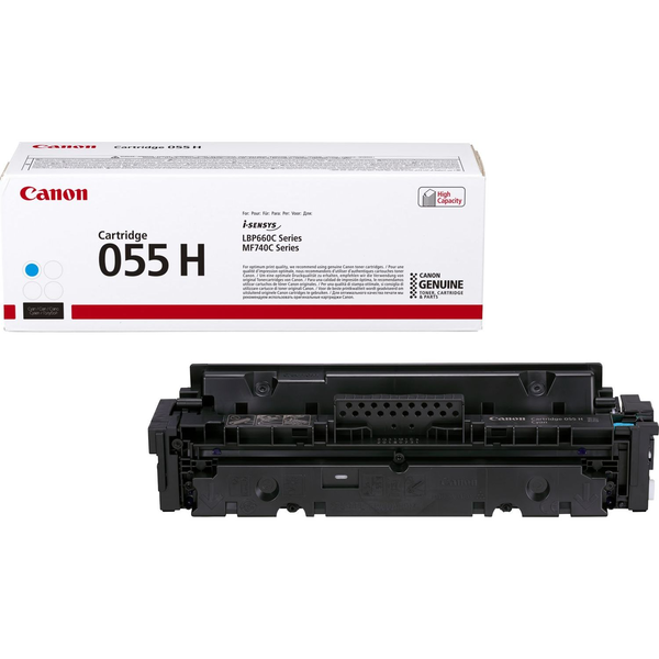 Canon 055H cartuccia toner 1 pz Originale Ciano