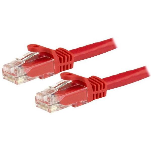StarTech.com N6PATC15MRD мрежов кабел Червен 15 м Cat6 U/UTP (UTP)