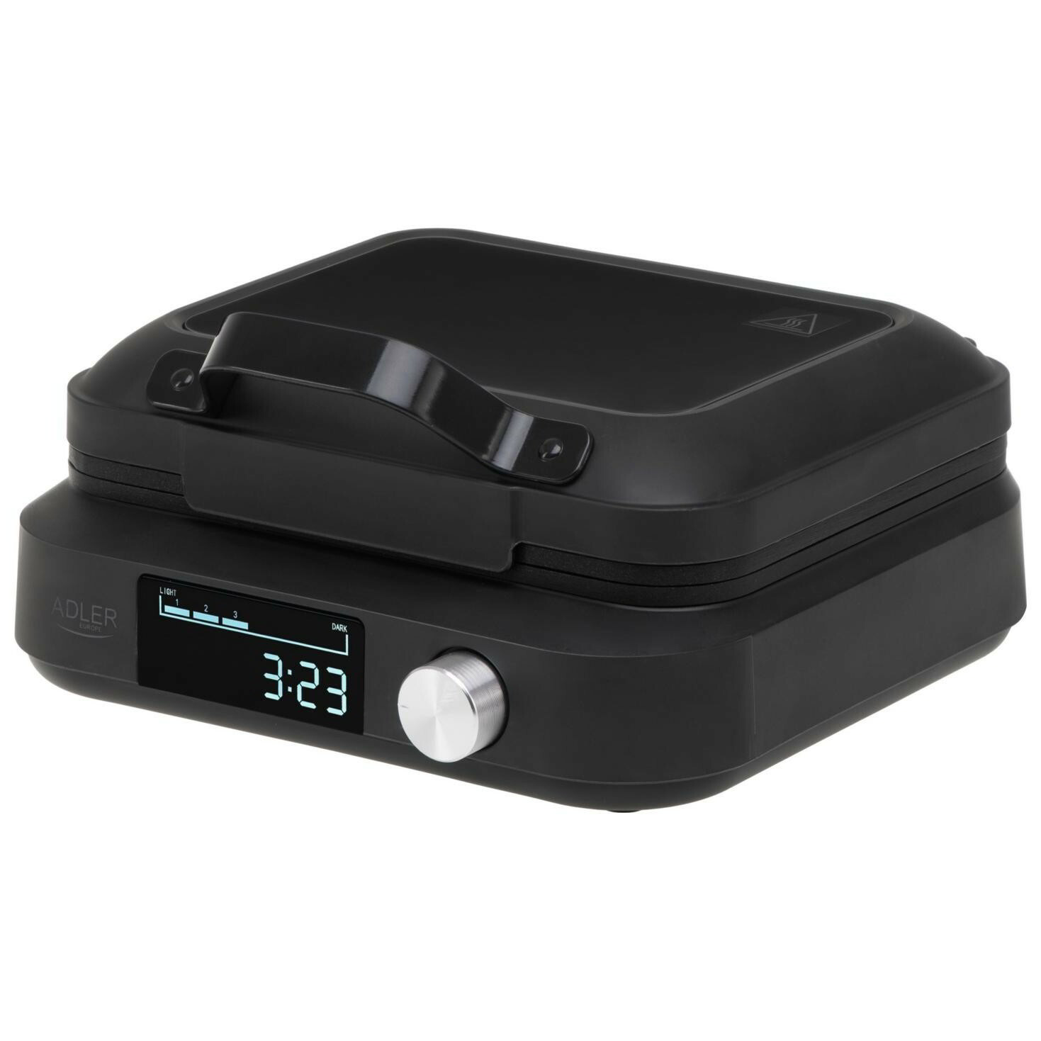 Adler AD 3087 Elektromos gofrisütő 2200W - Fekete (AD 3087)