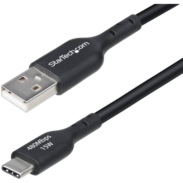 StarTech.com USB2AC3MNC USB-kabel USB 2.0 3 m USB A USB C 0,48 Gbit/sek. Sort
