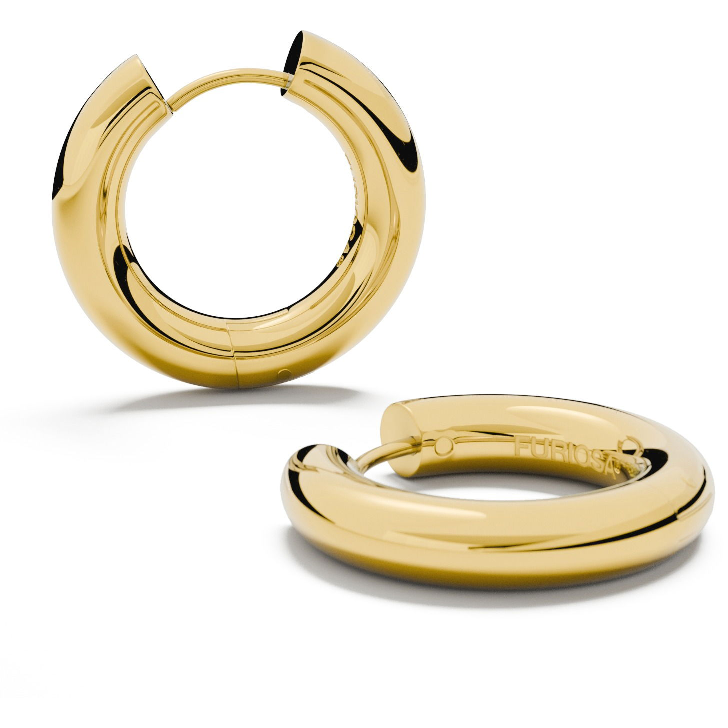 FURIOSA Chubby Hoop arany (8594182430295)