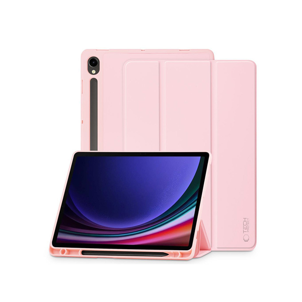 Tech-Protect tablet tok (Smart Case Pen) - Samsung Galaxy Tab S9 11/S9 FE/S10 FE 10.9 - pink - ECO