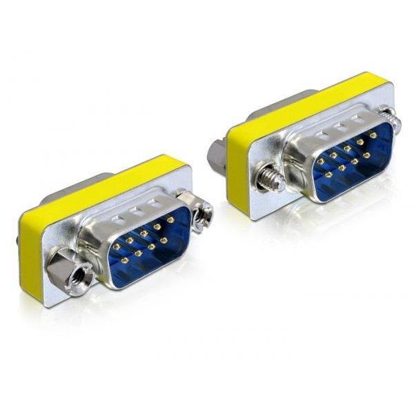 Delock Adapter Gender Changer Sub-D9 мъжки / мъжки