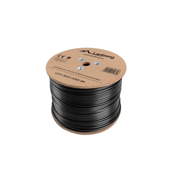 Bobina De Cable Para Exterior Apantallado Lanberg Lcf5-30cu-
