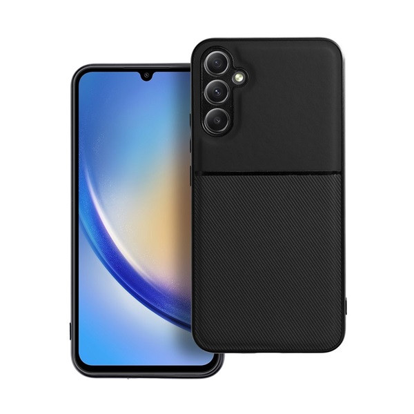 Forcell Noble hátlap tok Samsung Galaxy A34 5G fekete (73662) (FO73662)