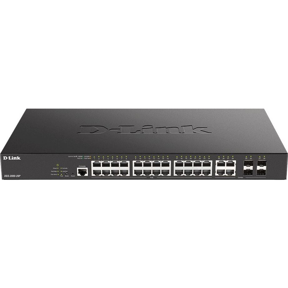 D-Link DGS-2000-28P PoE rack switch 1U (DGS-2000-28P)