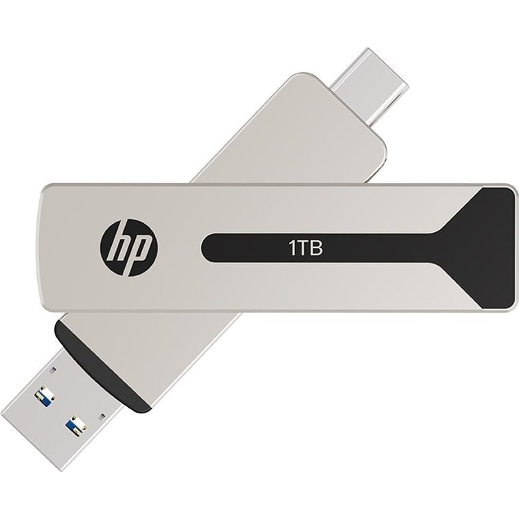 PNY HP 911 Pro 1TB USB 3.2 + USB 3.2 Type C Ezüst (HPFD911PRO-1TB)