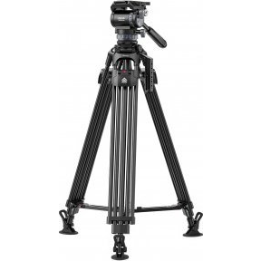 Ulanzi UL-T080GBB1 MT-81, T080GBB1 Nagy Teherbírású Videó Állvány, Fluid Videófejjel (UL4632)