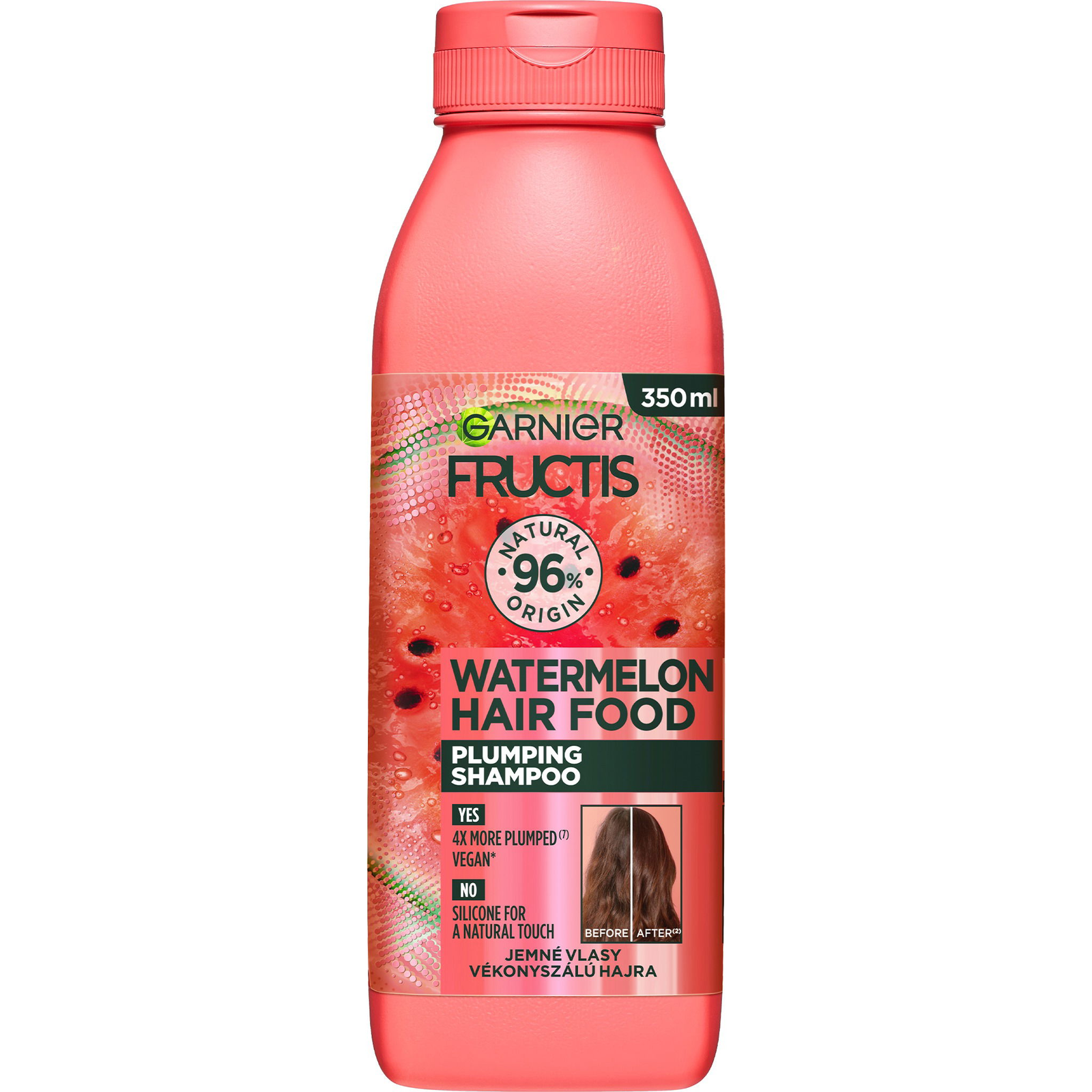 GARNIER Fructis Hair Food Plumping Watermelon Shampoo 350 ml (3600542389082)
