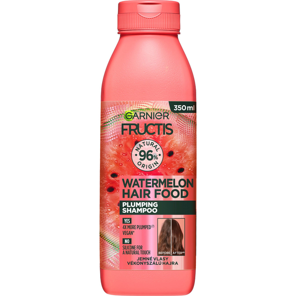 GARNIER Fructis Hair Food Plumping Watermelon Shampoo 350 ml