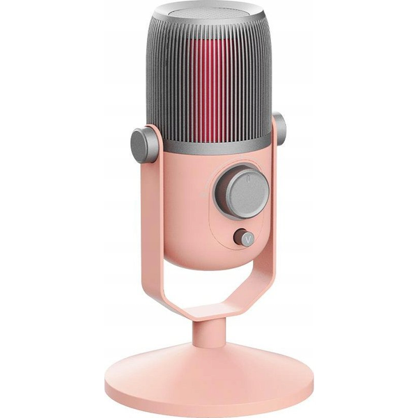 Thronmax M4ROSA Álló USB-s mikrofon Átviteli mód:Vezetékes Vezetékkel, Talp Audio, sztereo (3.5 mm jack), USB-C® Vezetékes