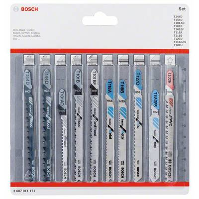 Bosch 2 607 011 171 stiksav, rullesav & sabelsavklinge Stiksavklinger 10 stk