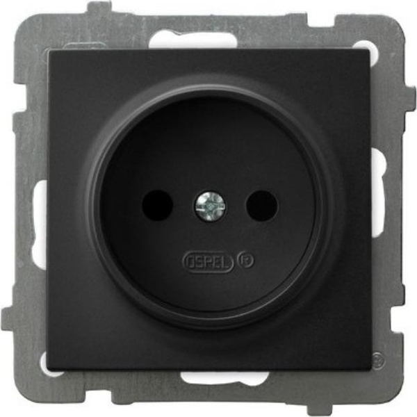  Ospel Gniazdo pojedyncze Ospel As GP-1G/m/33 czarny metalik