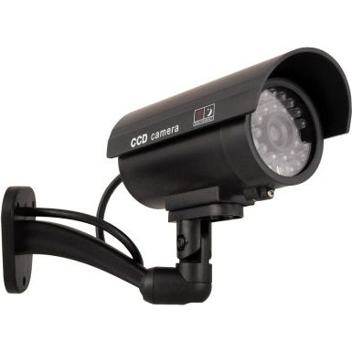 Cámara De Vigilancia Simulada Con Led Intermitente