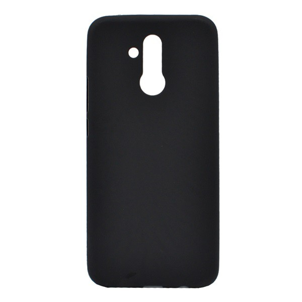 Szilikon telefonvédő (matt) FEKETE [Huawei Mate 20 Lite] (5996457821624)