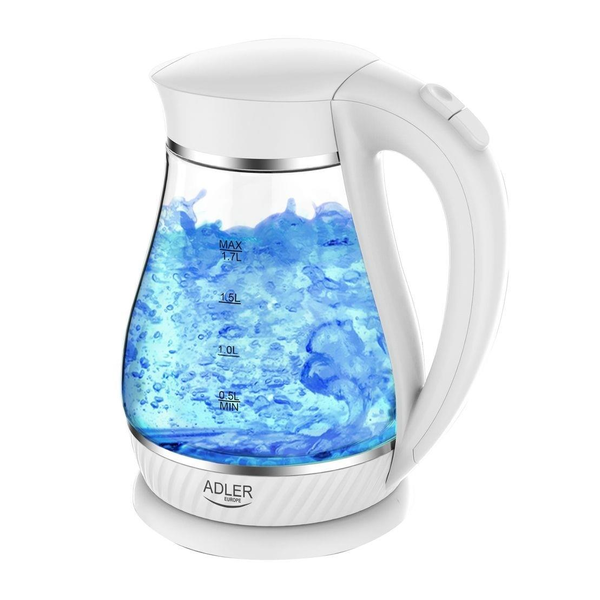 Adler AD 1274 1,7L Електрическа кана Бели