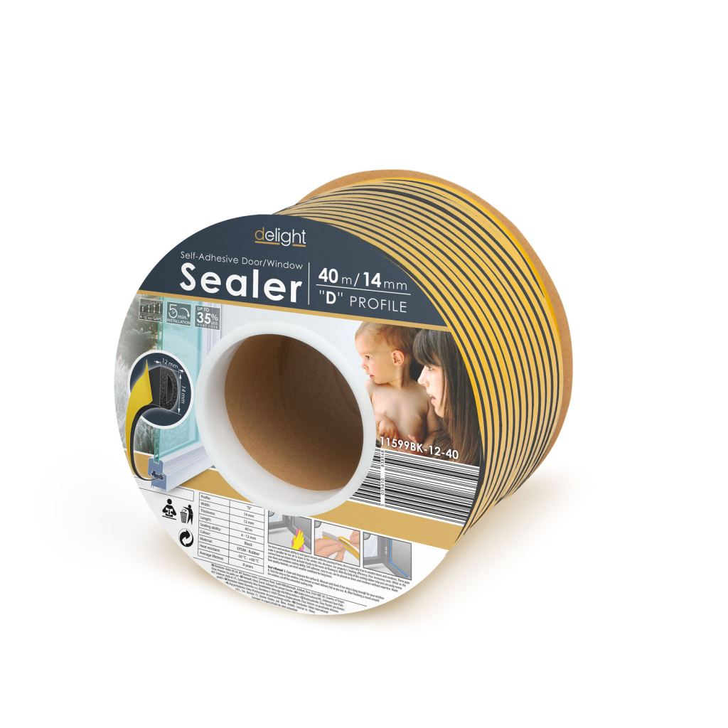 Delight Öntapadós ajtó- ablakszigetelő (11599BK-15-50) (11599BK-15-50)