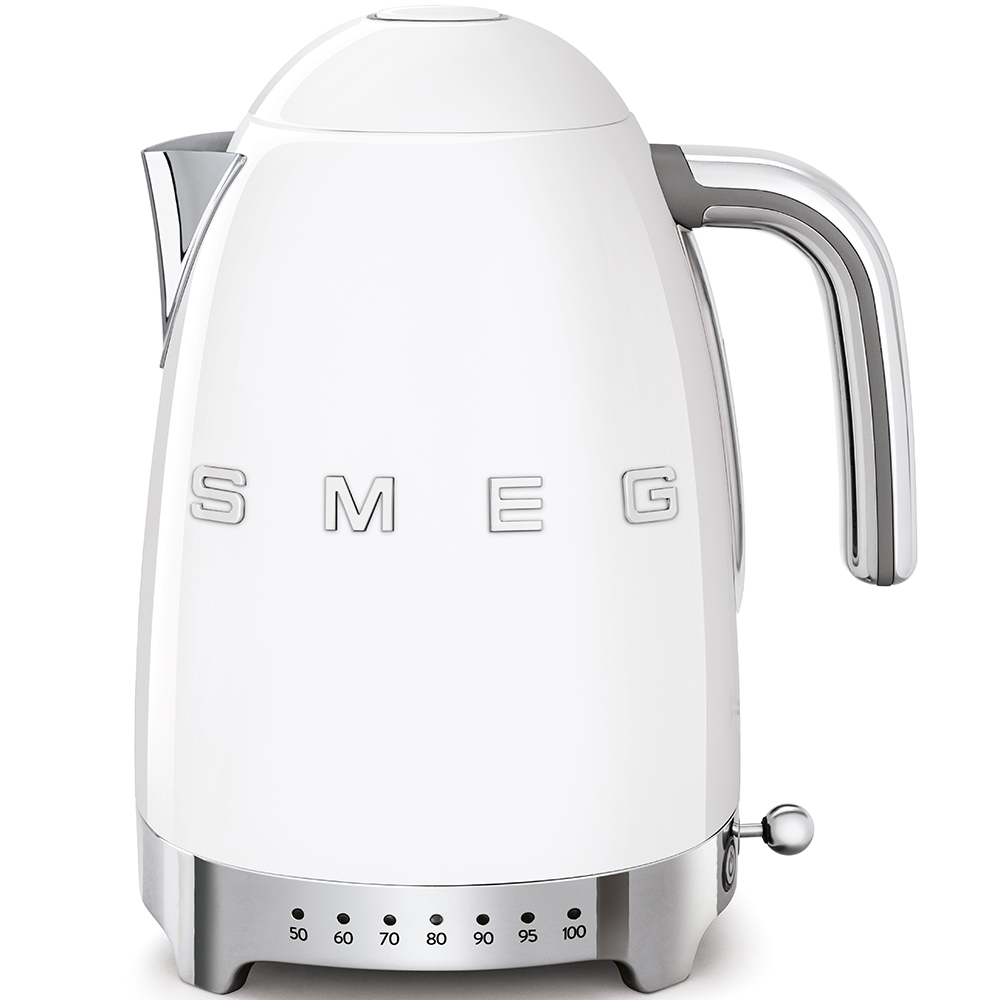 Smeg 50's Style 1.7L Vízforraló - Fehér (KLF04WHEU)