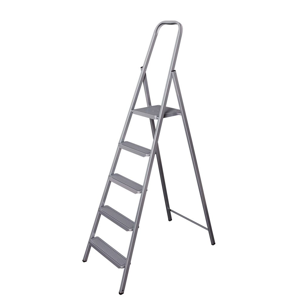 Eurogold Steel Home 5 lépcsős összecsukható fém létra (215) (215)