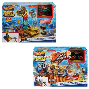 Mattel Hot Wheels: Monster Trucks Live aréna kisautóval - Középdöntő SZORTIMENT (HNB92) (HNB92)