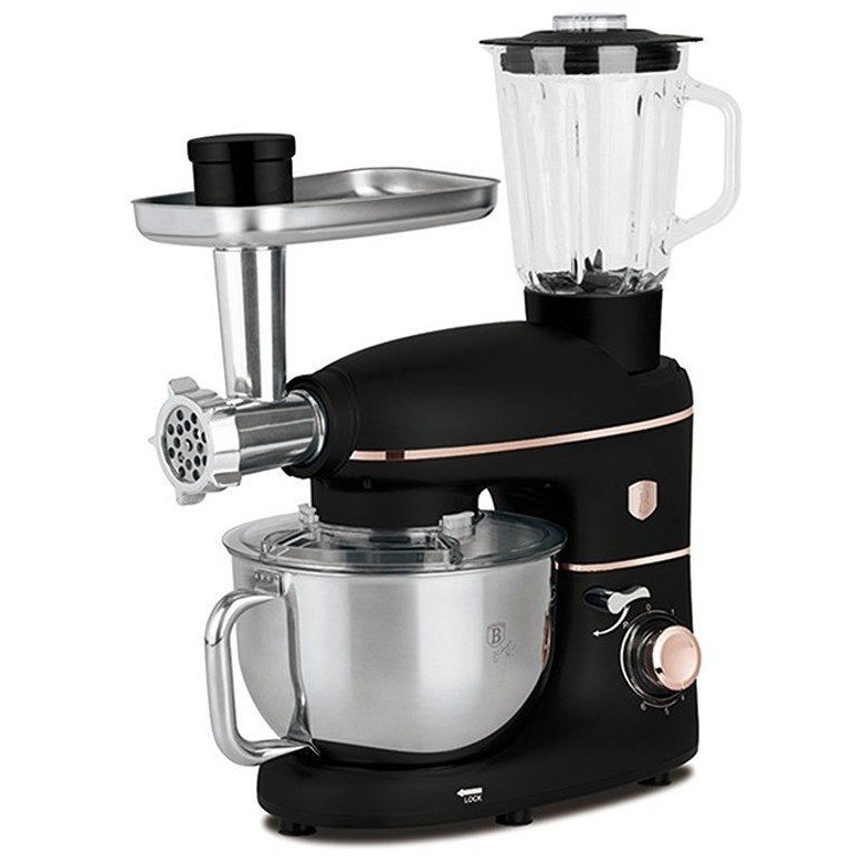 BerlingerHaus BH-9534 1500W multifunkcionális konyhai robotgép, 5,5L rozsdamentes acél tál (5999108481000)