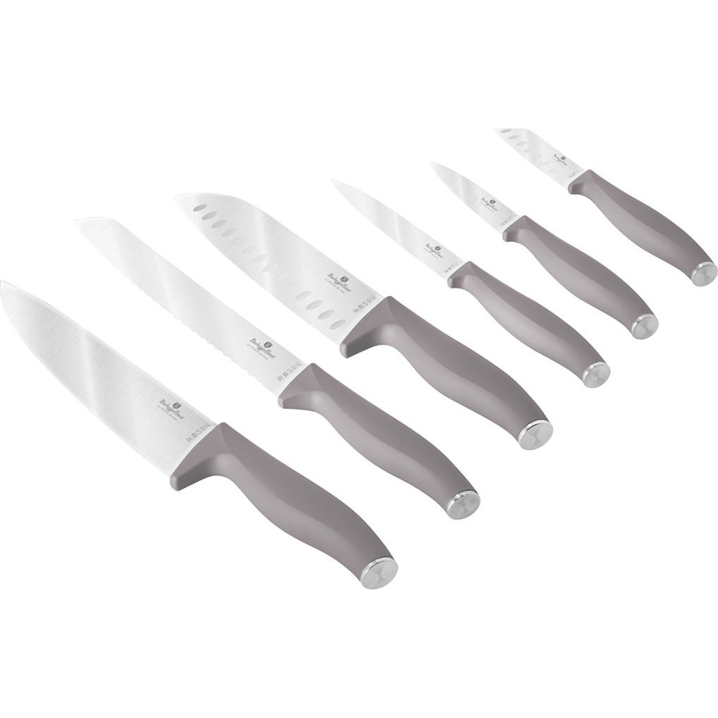 BerlingerHaus BH/2953 Taupe Collection 6 Részes Késkészlet - Rozsdamentes Acél, Matt Taupe (BH-2953)