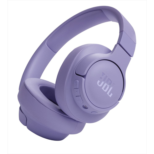 Аудио слушалки over-ear JBL Tune 720BT, Wireless, JBL Pure Bass Sound, Bluetooth 5.3, Multi-point connection, Voice Assistant, Purple